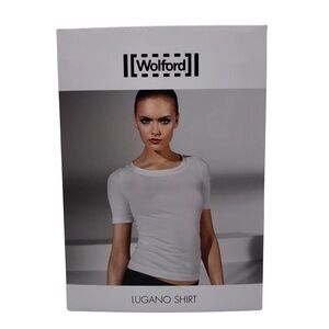 Wolford White Short Sleeve Lugano Tee